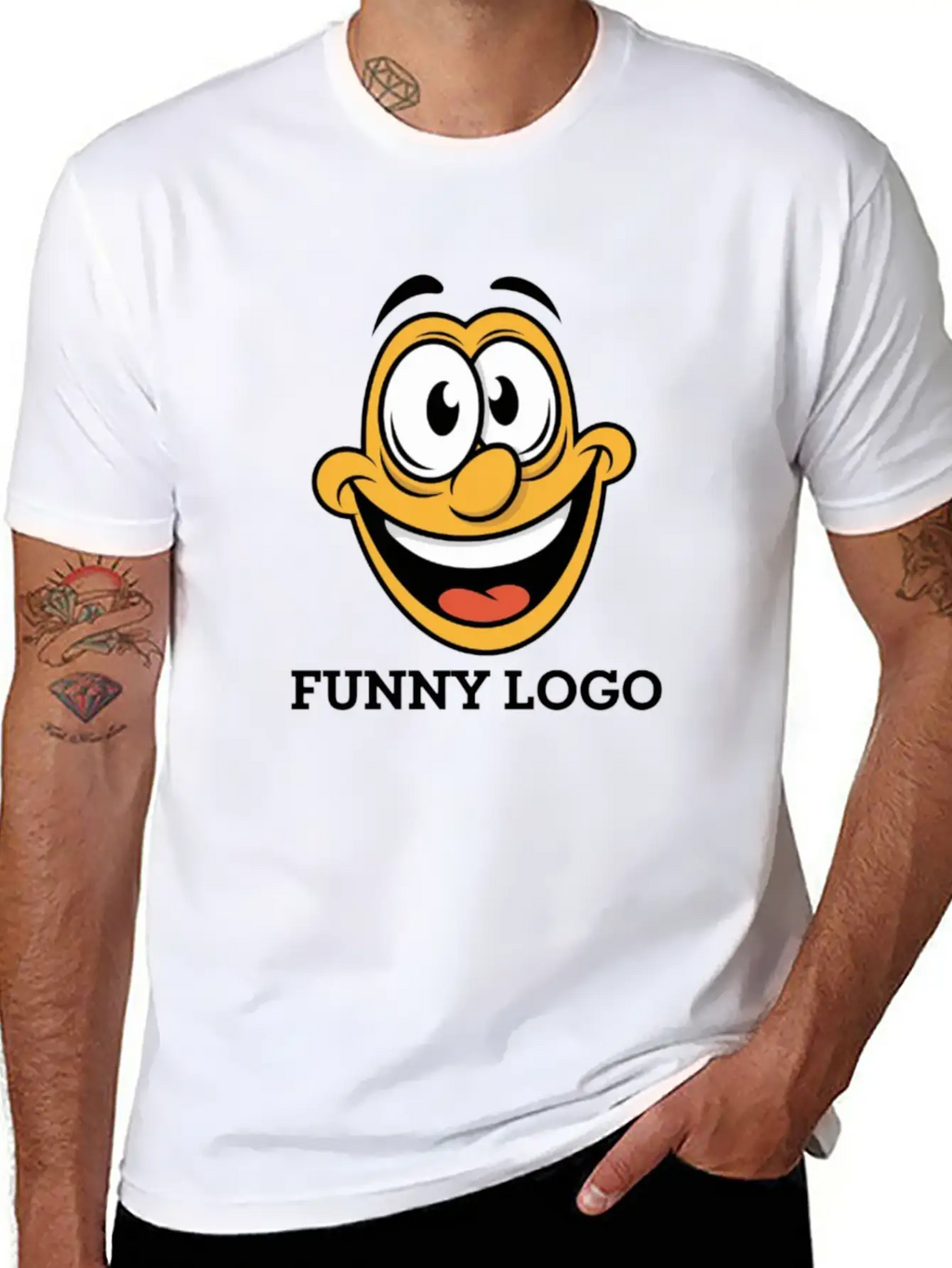 Funny Logo Timeless Short Sleeve Tee – Comfy And Minimalist Design