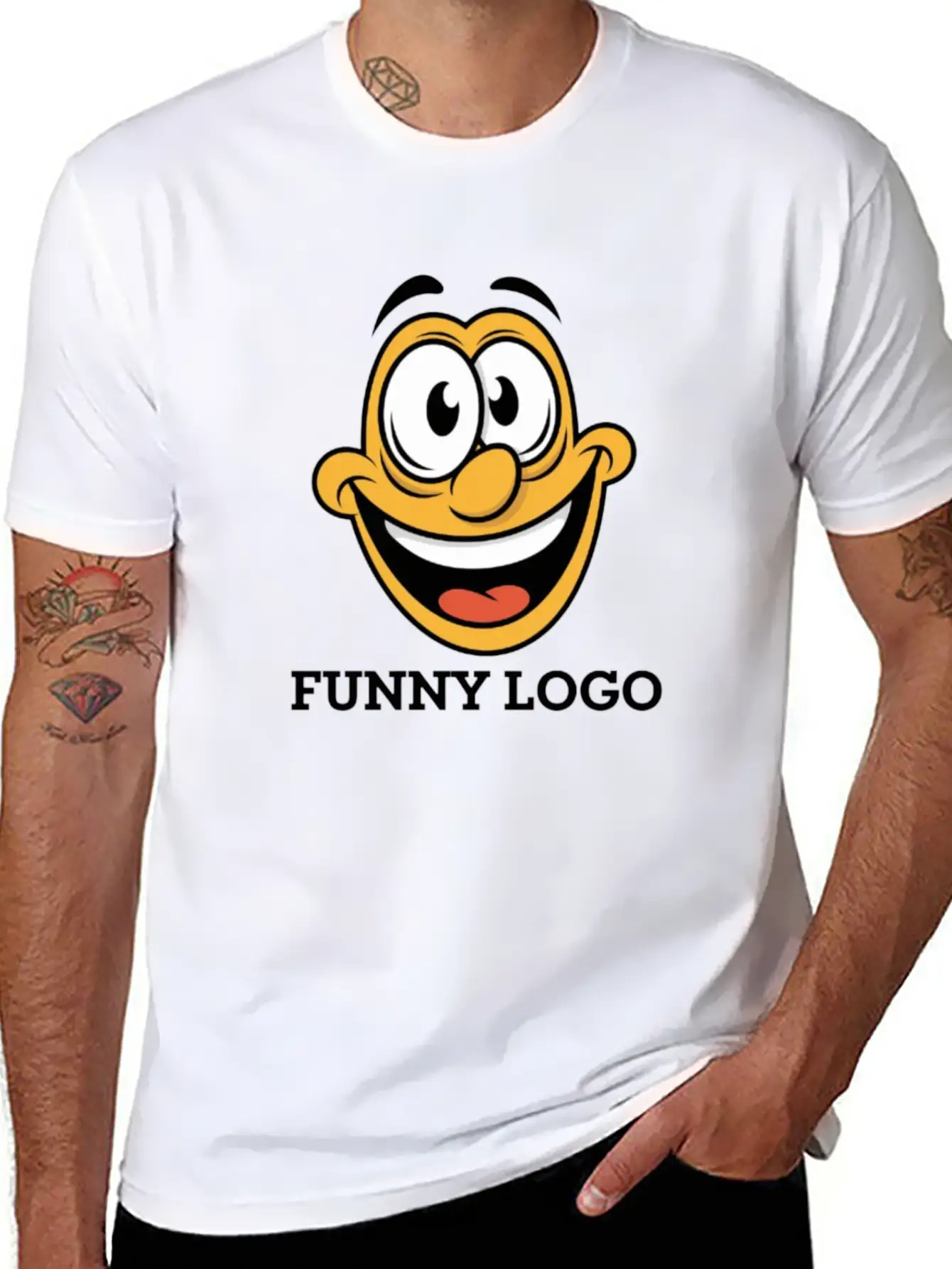 Funny Logo Timeless Short Sleeve Tee – Comfy And Minimalist Design