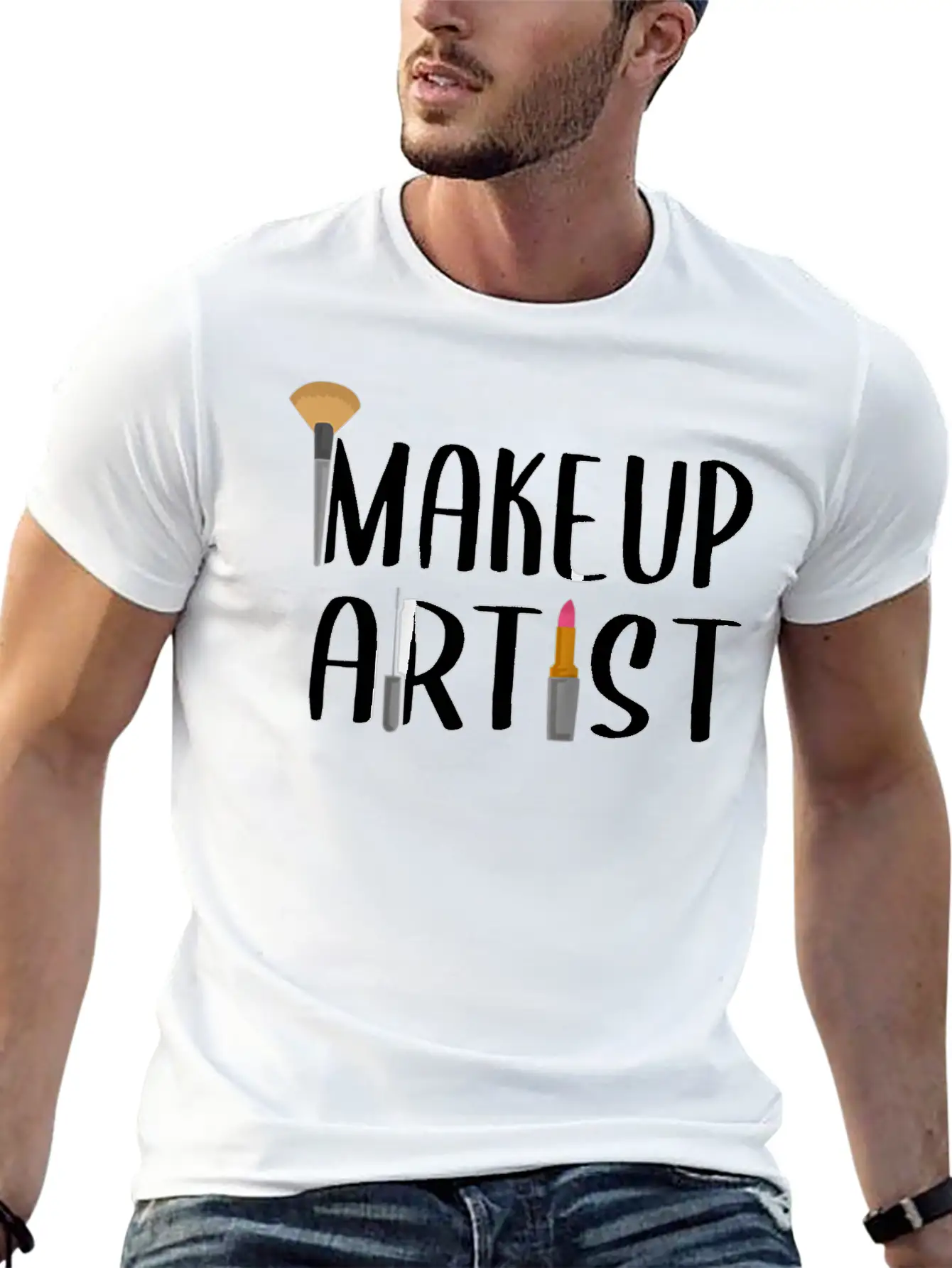 Funny Makeup Artist Gift For Women Beautician Relaxed Everyday Tee – Lightweight And Durable Cotton