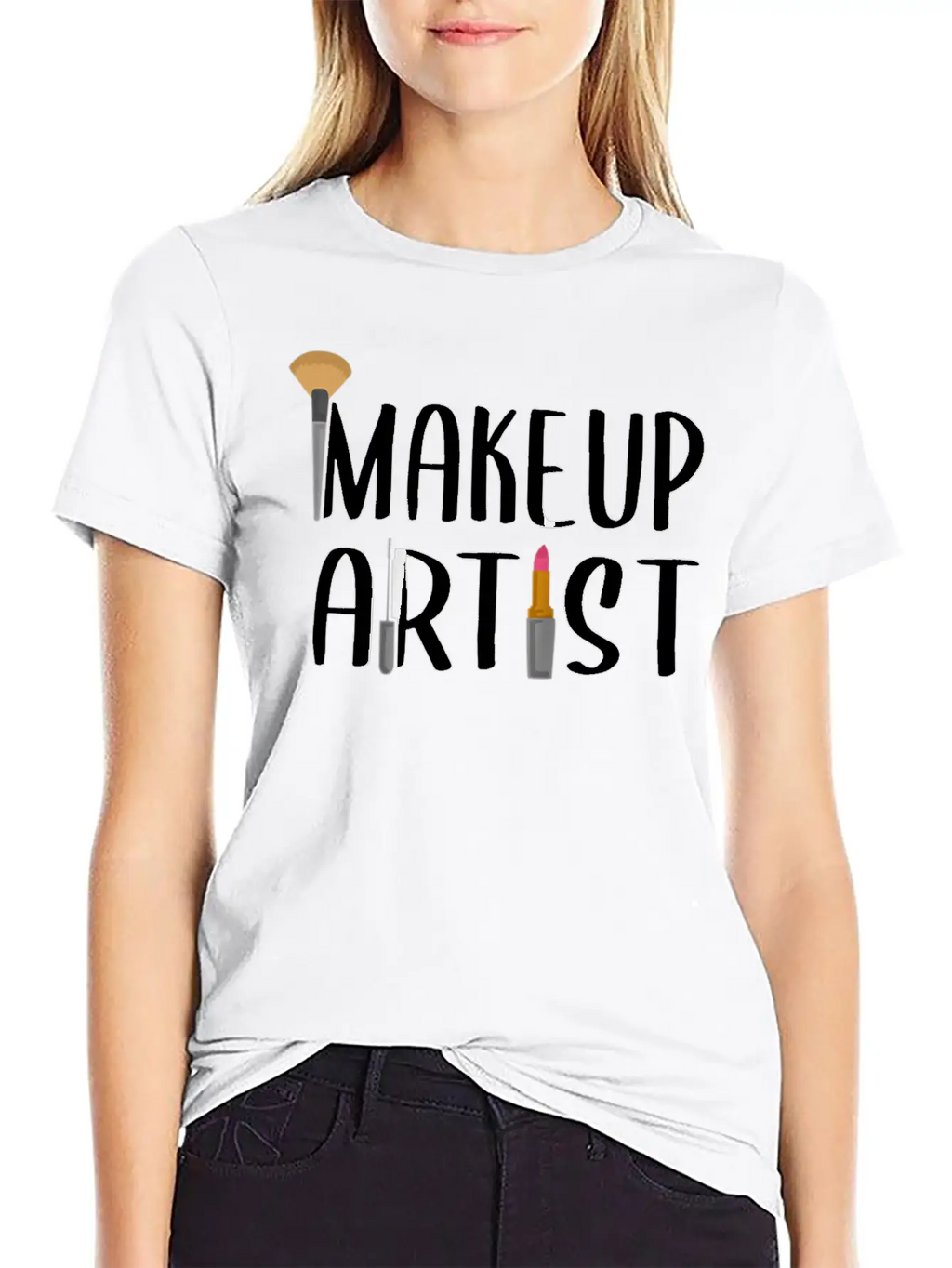 Funny Makeup Artist Gift For Women Beautician Relaxed Everyday Tee – Lightweight And Durable Cotton