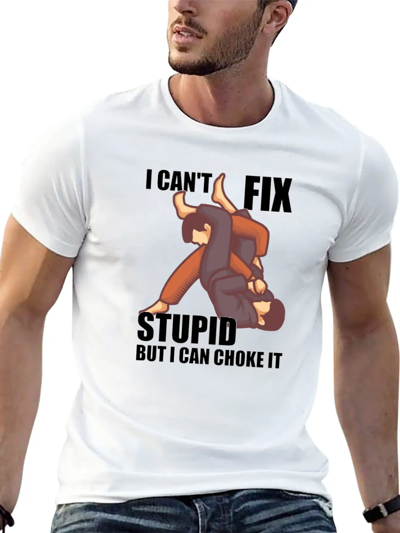Funny Martial Arts Quote Gift Idea Stylish Everyday T-Shirt – Unisex Basic Cotton Tee