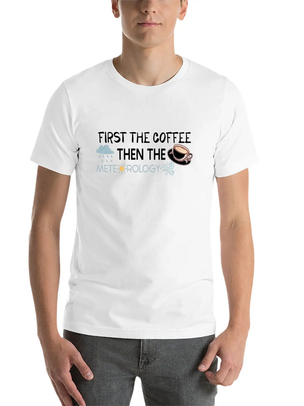 Funny Meteorology Meteorologist Weather Lover Timeless Short Sleeve Tee – Comfy And Minimalist Design