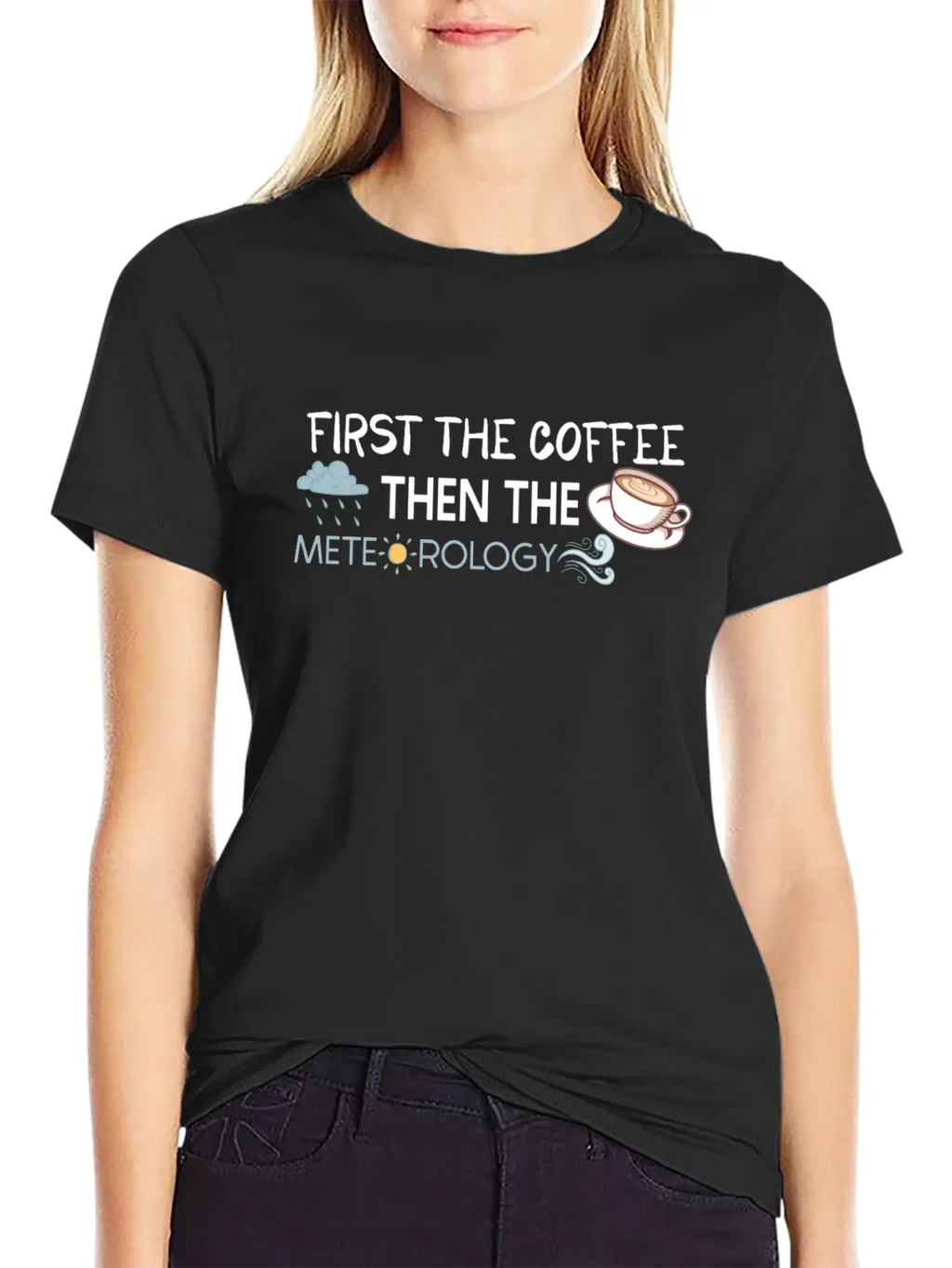 Funny Meteorology Meteorologist Weather Lover Timeless Short Sleeve Tee – Comfy And Minimalist Design
