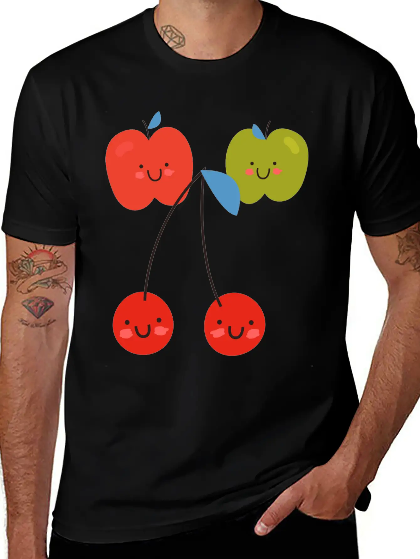 Funny Mood - Happy Smiling Faces - Good Attitude Unisex Casual T-Shirt – Clean Design For Daily Comfort
