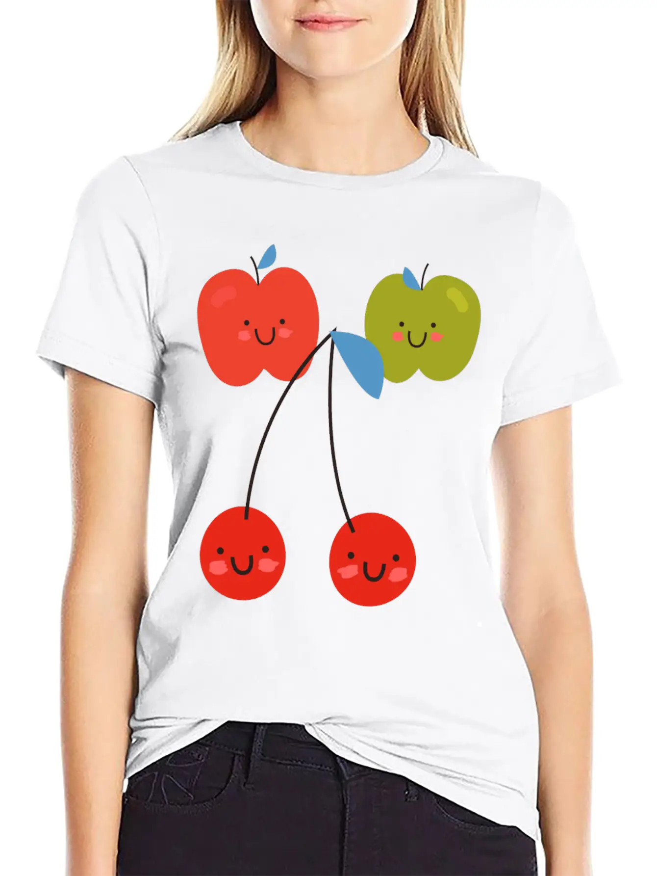 Funny Mood - Happy Smiling Faces - Good Attitude Unisex Casual T-Shirt – Clean Design For Daily Comfort