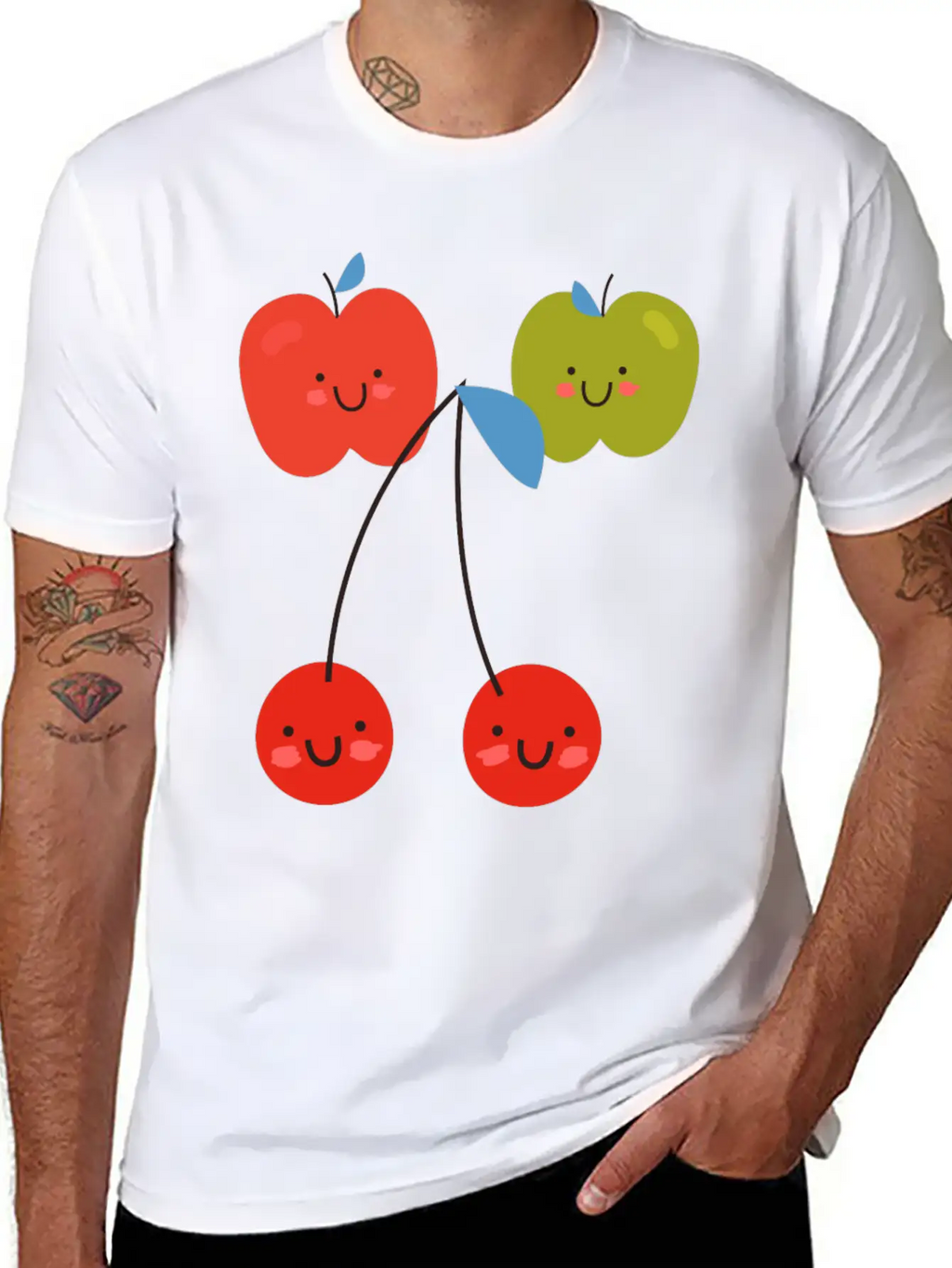Funny Mood - Happy Smiling Faces - Good Attitude Unisex Casual T-Shirt – Clean Design For Daily Comfort