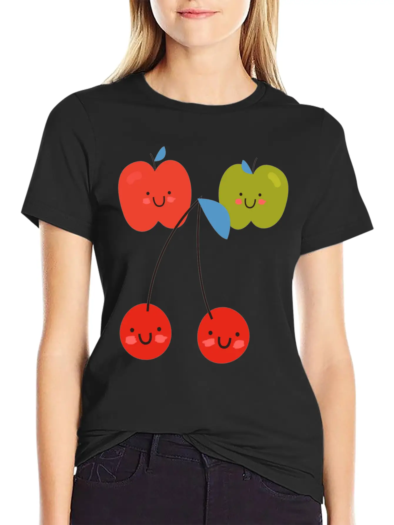 Funny Mood - Happy Smiling Faces - Good Attitude Unisex Casual T-Shirt – Clean Design For Daily Comfort