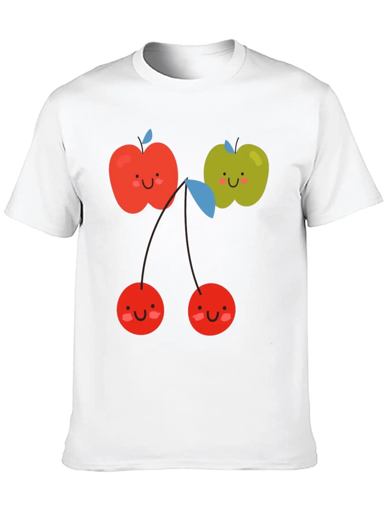 Funny Mood - Happy Smiling Faces - Good Attitude Unisex Casual T-Shirt – Clean Design For Daily Comfort