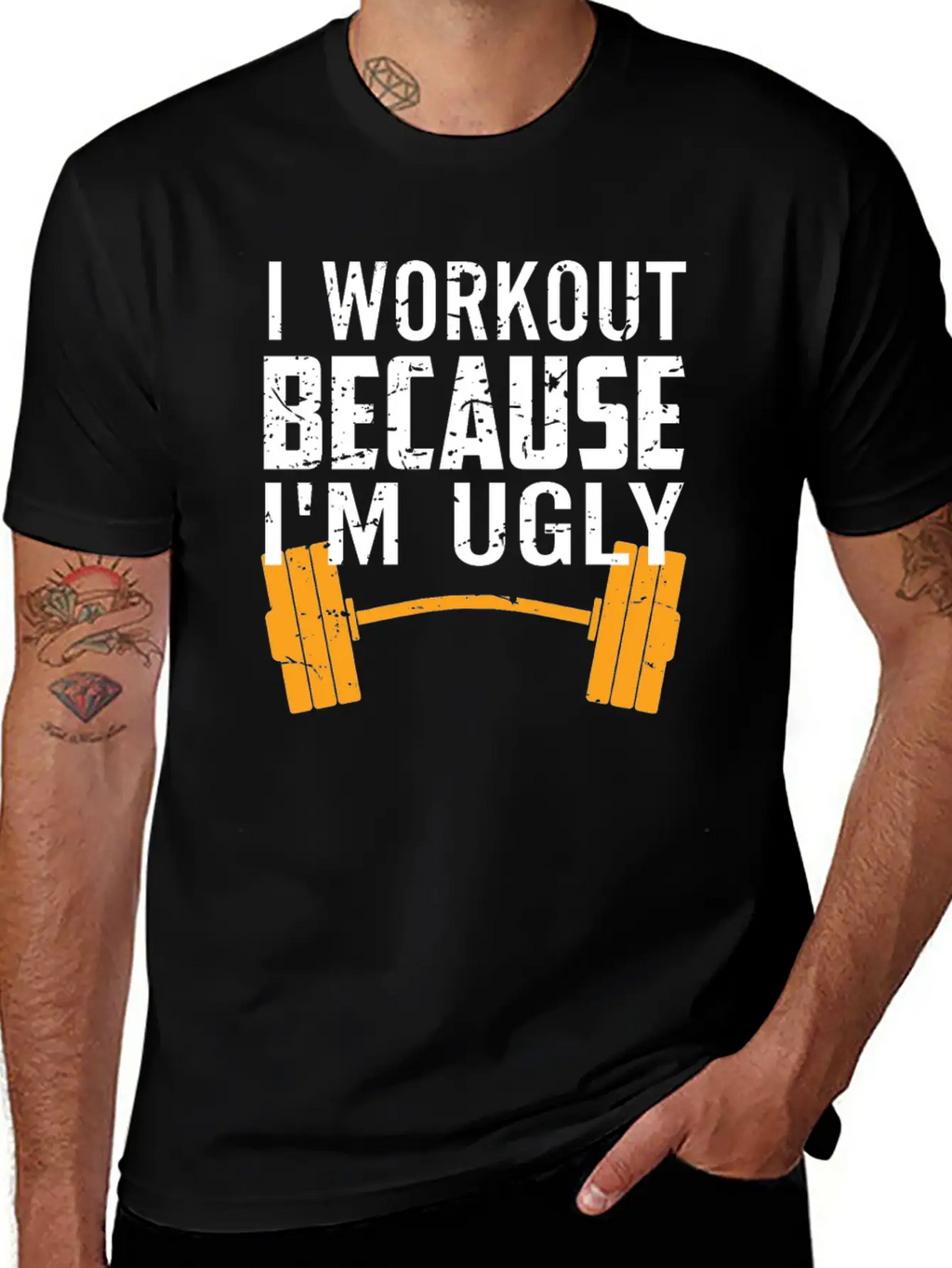 Funny Motivation Fitness Bodybuilding Stylish Everyday T-Shirt – Unisex Basic Cotton Tee