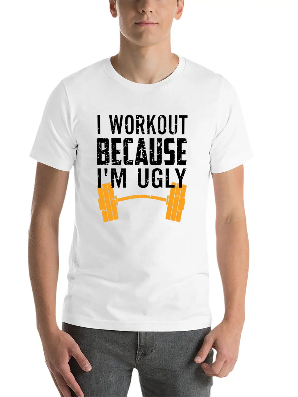 Funny Motivation Fitness Bodybuilding Stylish Everyday T-Shirt – Unisex Basic Cotton Tee
