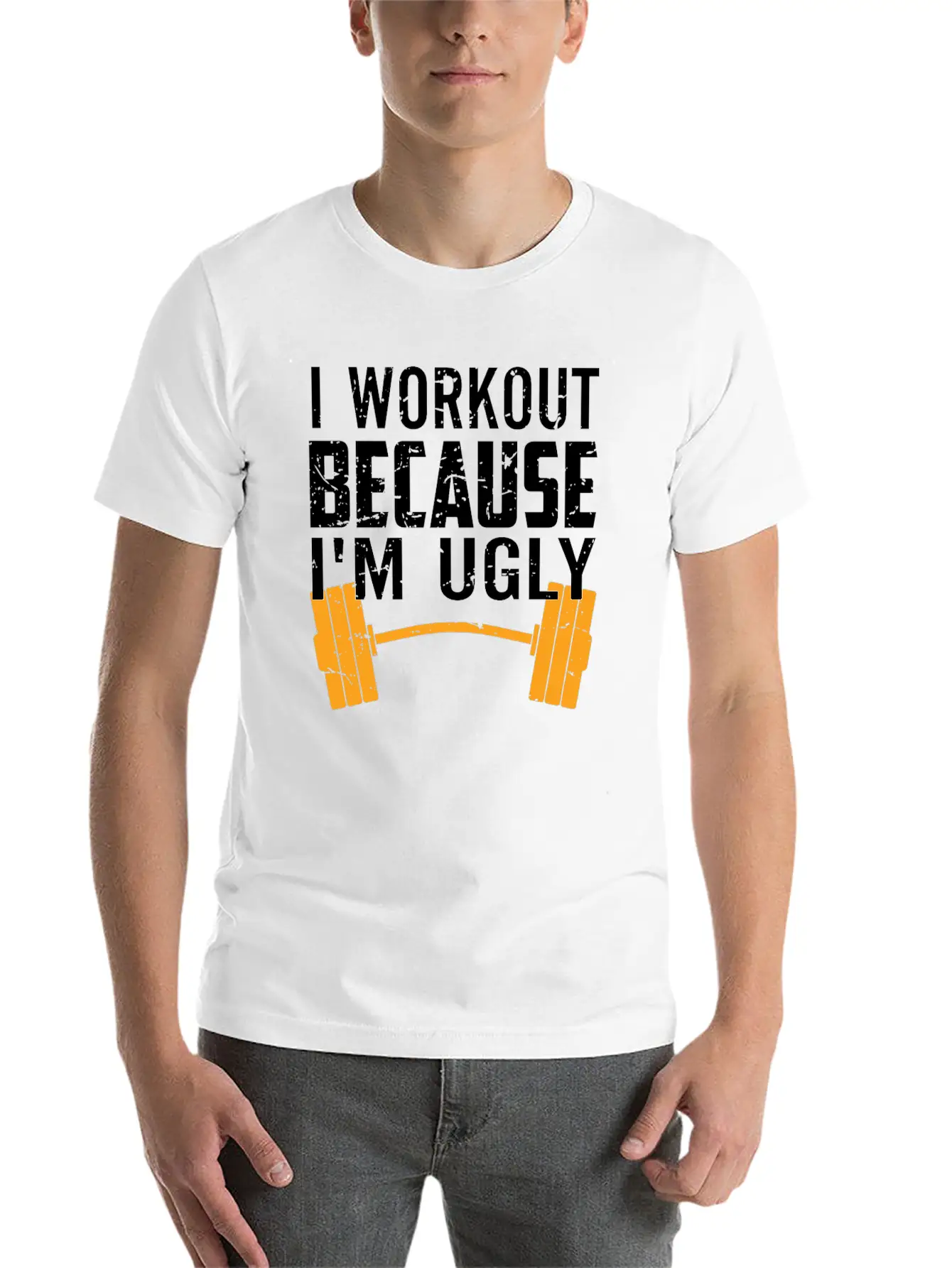 Funny Motivation Fitness Bodybuilding Stylish Everyday T-Shirt – Unisex Basic Cotton Tee