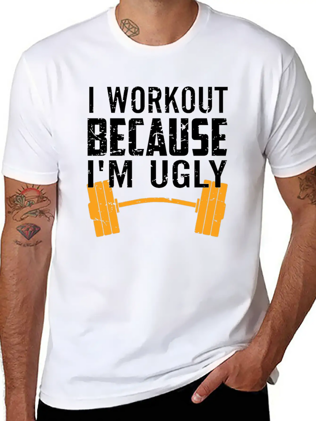 Funny Motivation Fitness Bodybuilding Stylish Everyday T-Shirt – Unisex Basic Cotton Tee