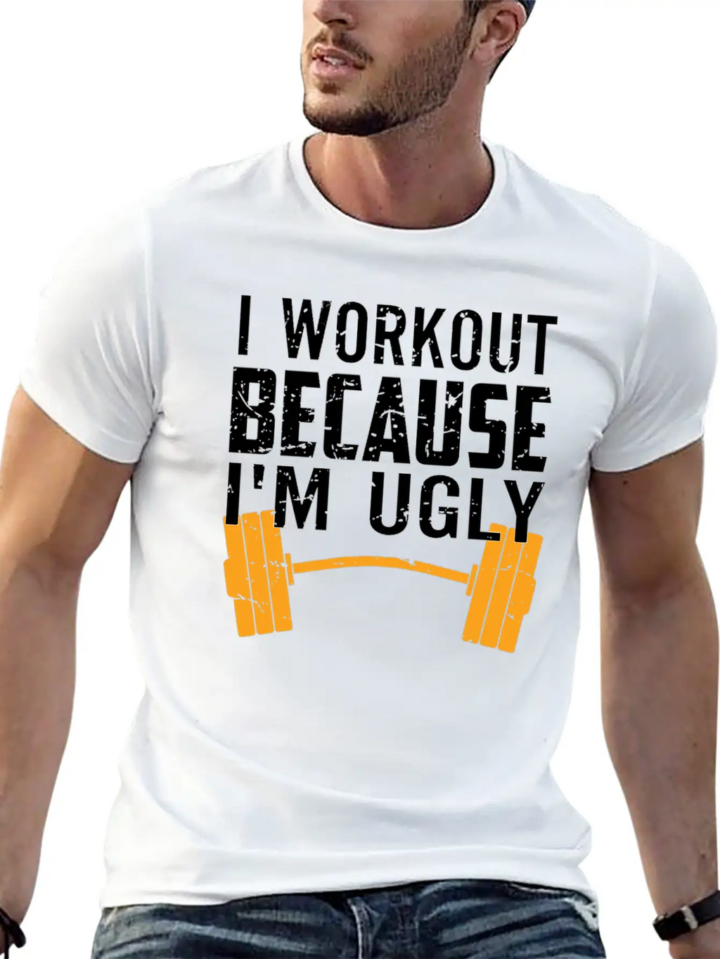 Funny Motivation Fitness Bodybuilding Stylish Everyday T-Shirt – Unisex Basic Cotton Tee