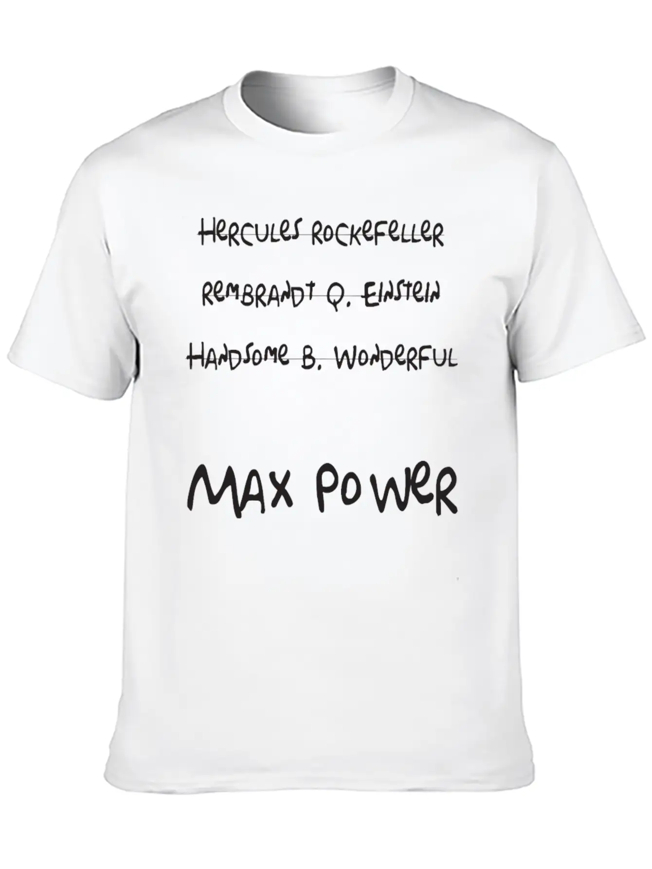 Funny My Name Is Max Power TV T Shirt Essential Cotton Tee For Daily Outfits – Unisex Style