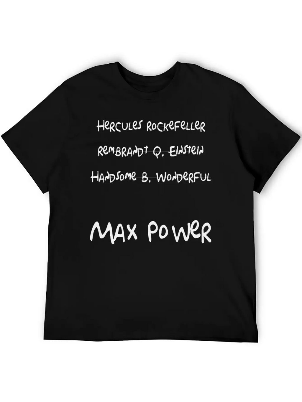 Funny My Name Is Max Power TV T Shirt Essential Cotton Tee For Daily Outfits – Unisex Style