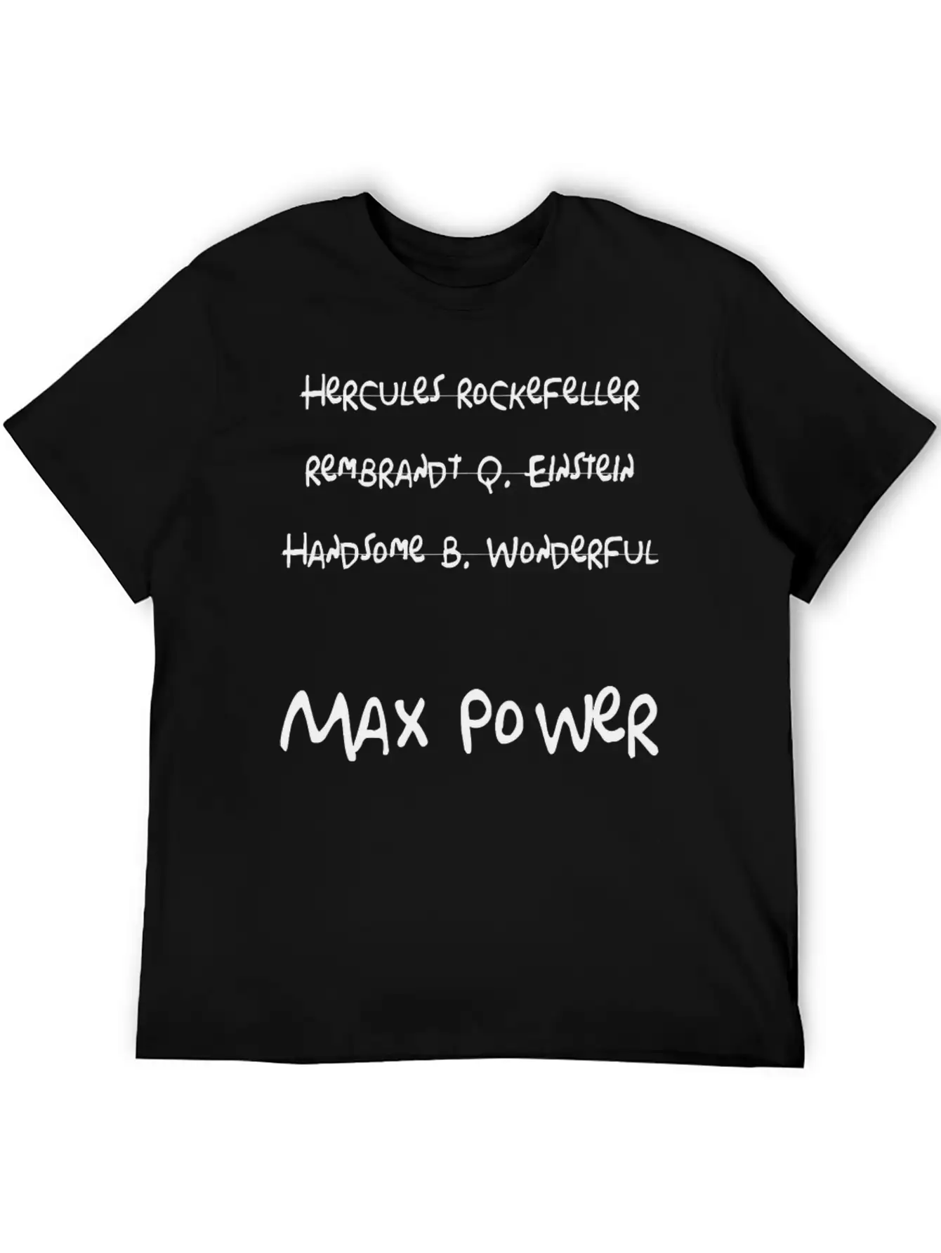 Funny My Name Is Max Power TV T Shirt Essential Cotton Tee For Daily Outfits – Unisex Style