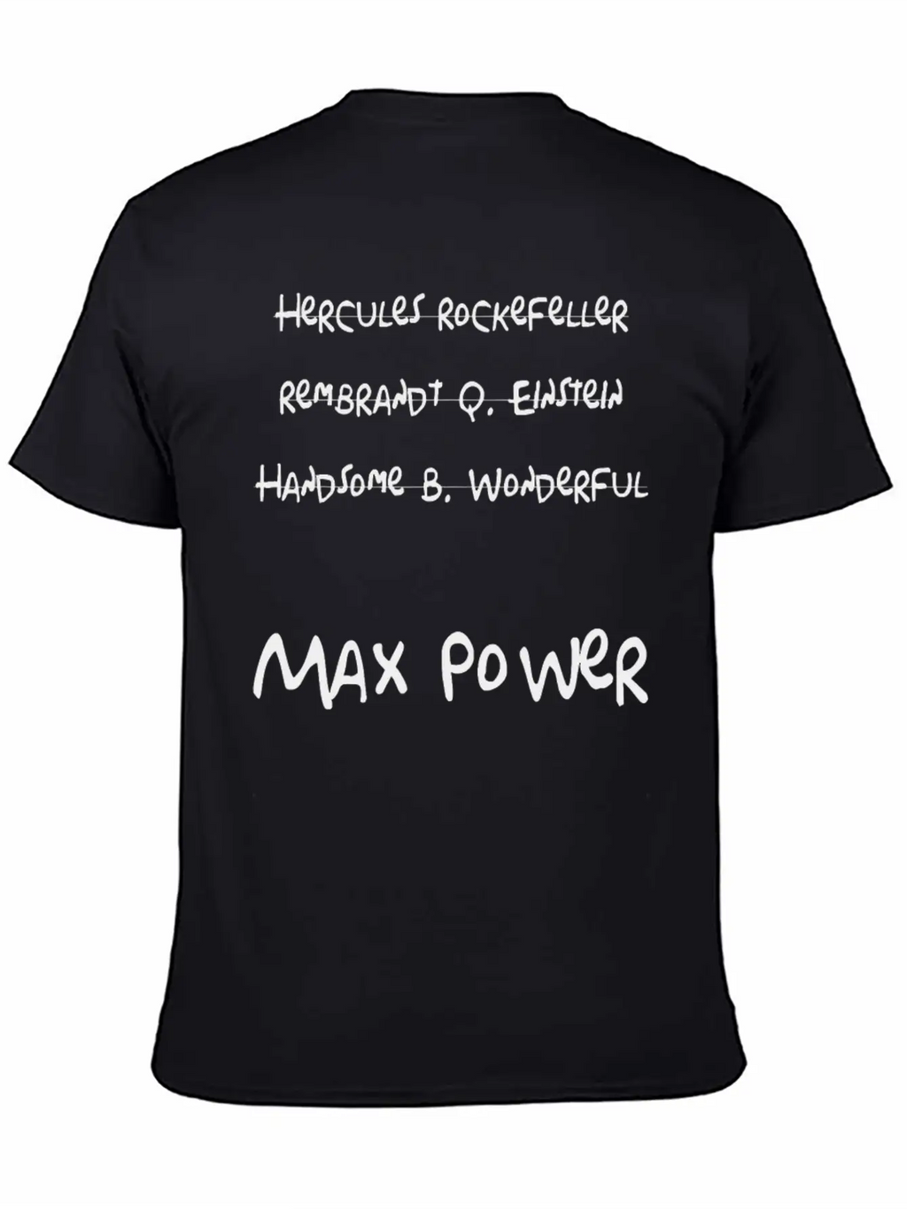 Funny My Name Is Max Power TV T Shirt Essential Cotton Tee For Daily Outfits – Unisex Style