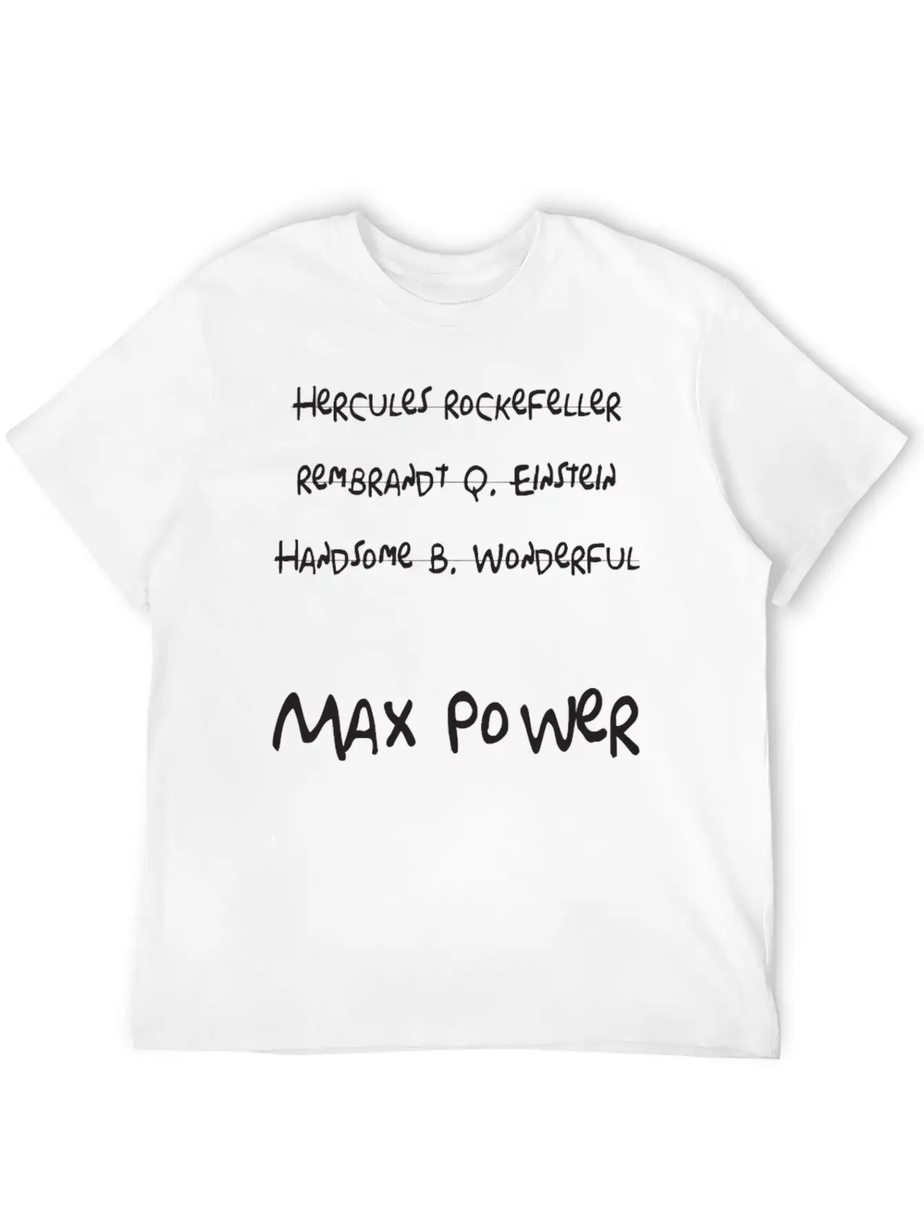 Funny My Name Is Max Power TV T Shirt Essential Cotton Tee For Daily Outfits – Unisex Style