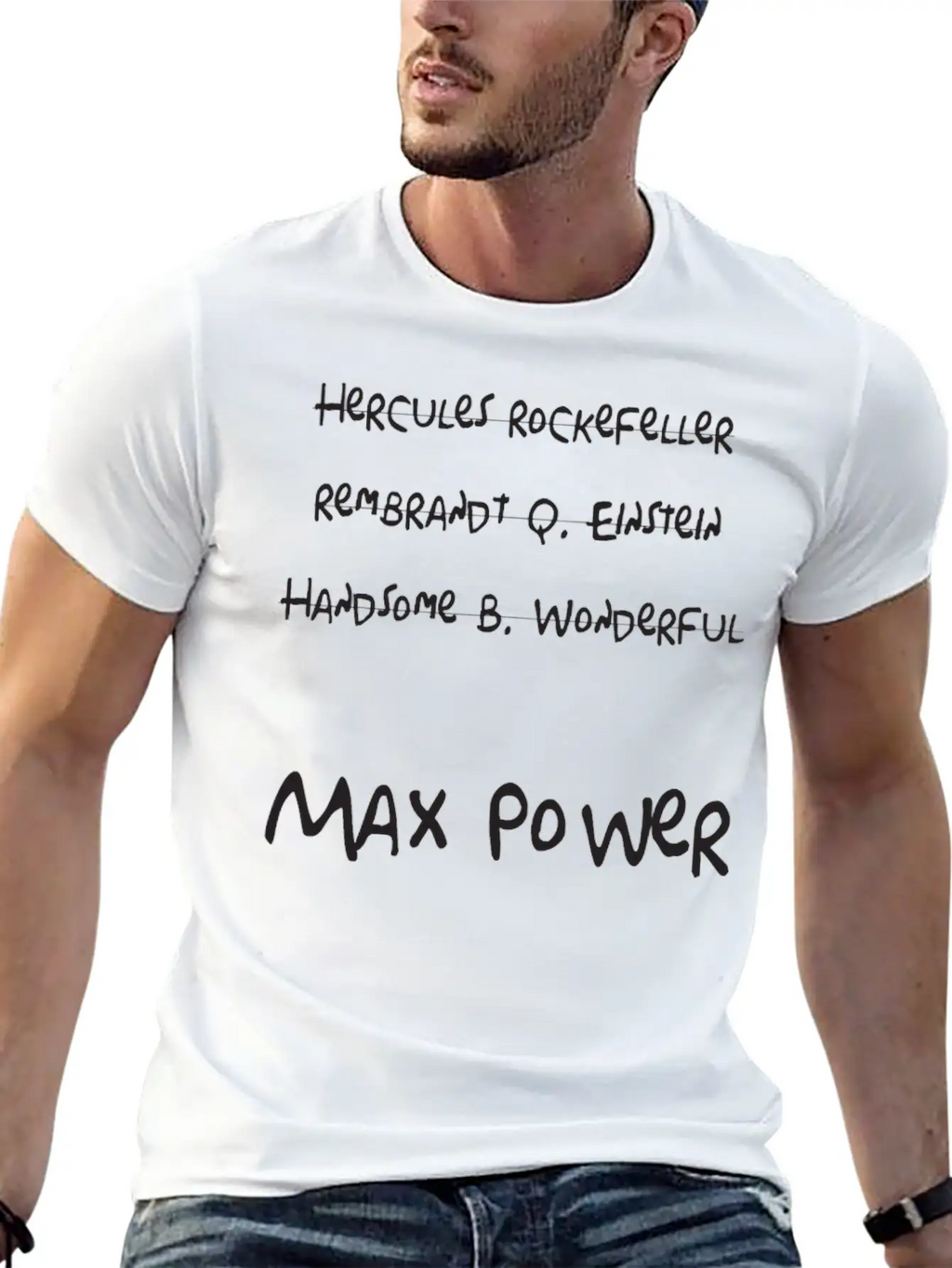 Funny My Name Is Max Power TV T Shirt Essential Cotton Tee For Daily Outfits – Unisex Style