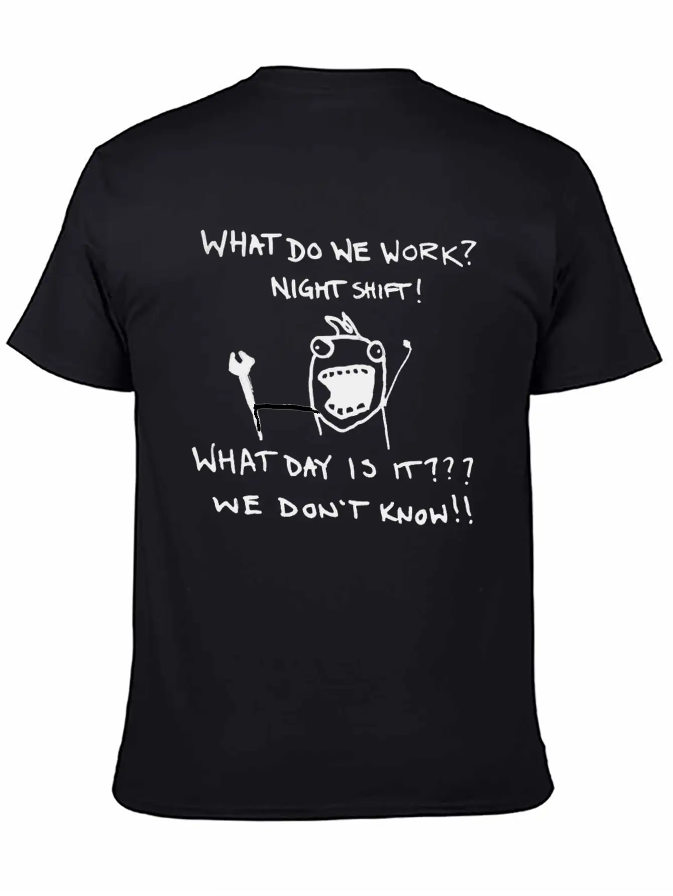 Funny Night Shift Worker T-Shirt Classic Cotton Tee – Unisex Comfort For Any Season