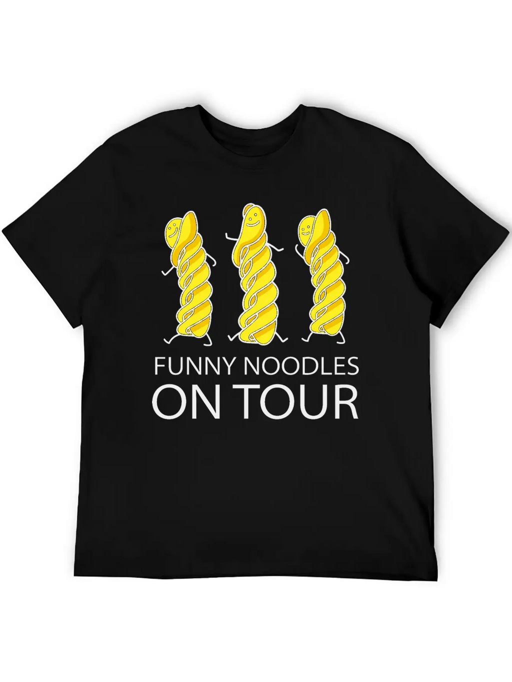 Funny Noodles On Tour Timeless Short Sleeve Tee – Comfy And Minimalist Design