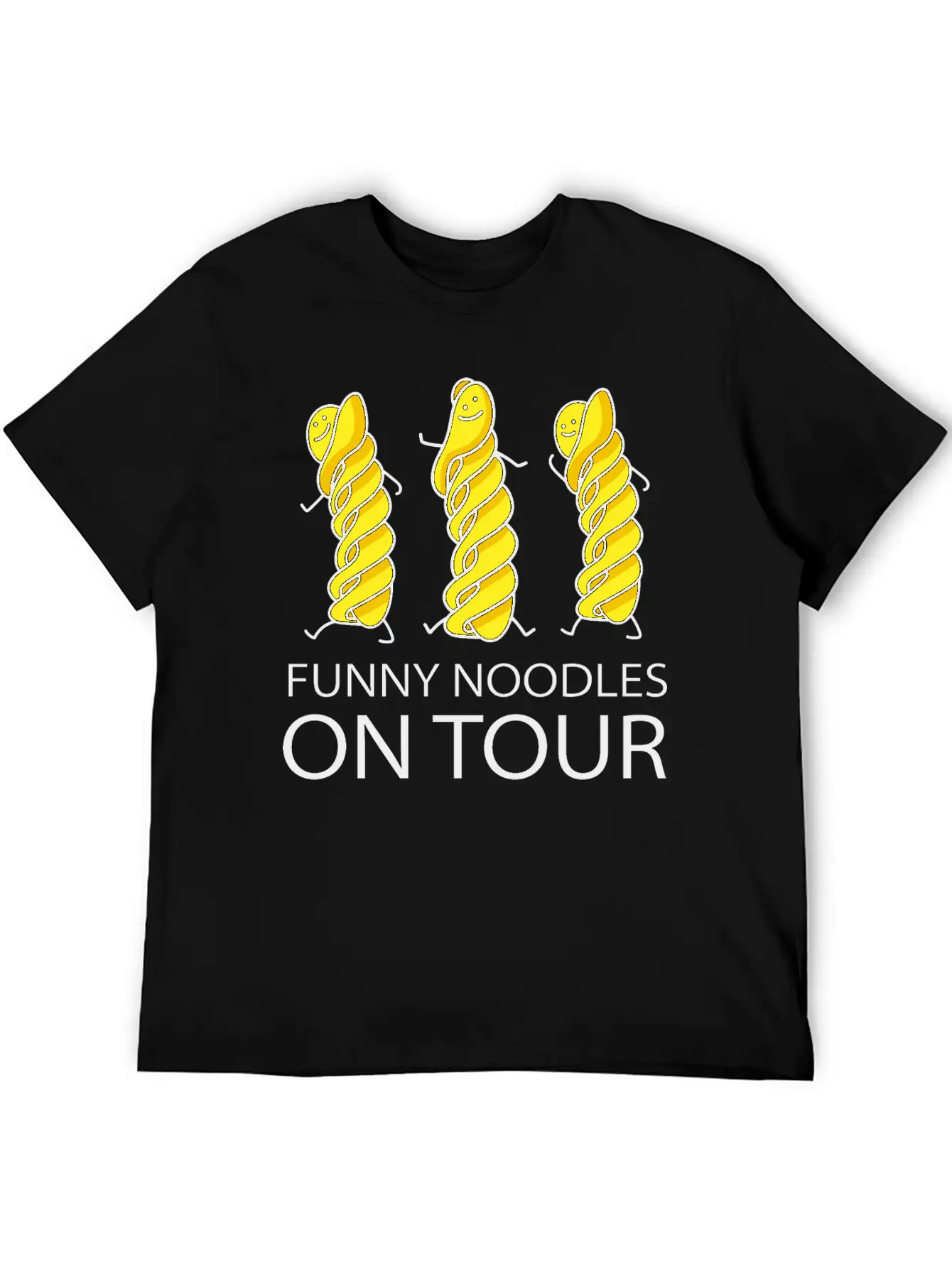 Funny Noodles On Tour Timeless Short Sleeve Tee – Comfy And Minimalist Design