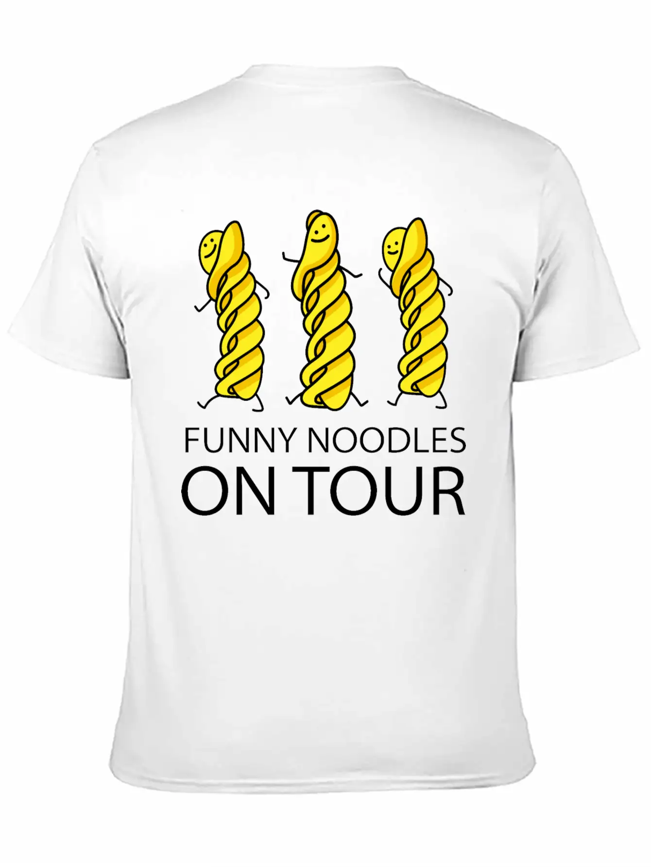 Funny Noodles On Tour Timeless Short Sleeve Tee – Comfy And Minimalist Design