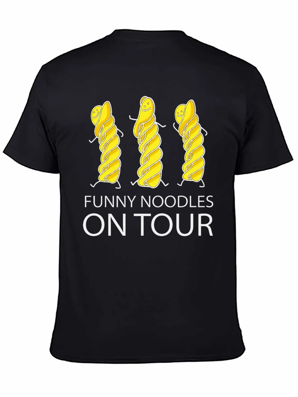 Funny Noodles On Tour Timeless Short Sleeve Tee – Comfy And Minimalist Design