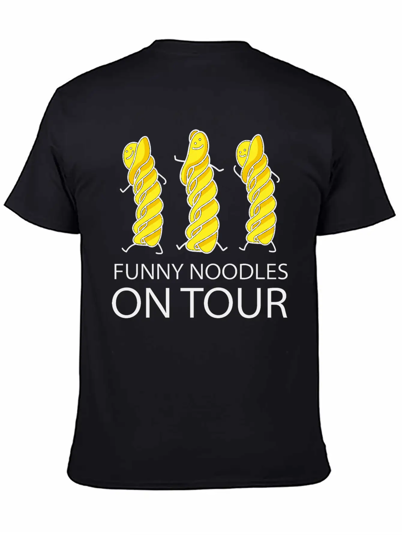 Funny Noodles On Tour Timeless Short Sleeve Tee – Comfy And Minimalist Design