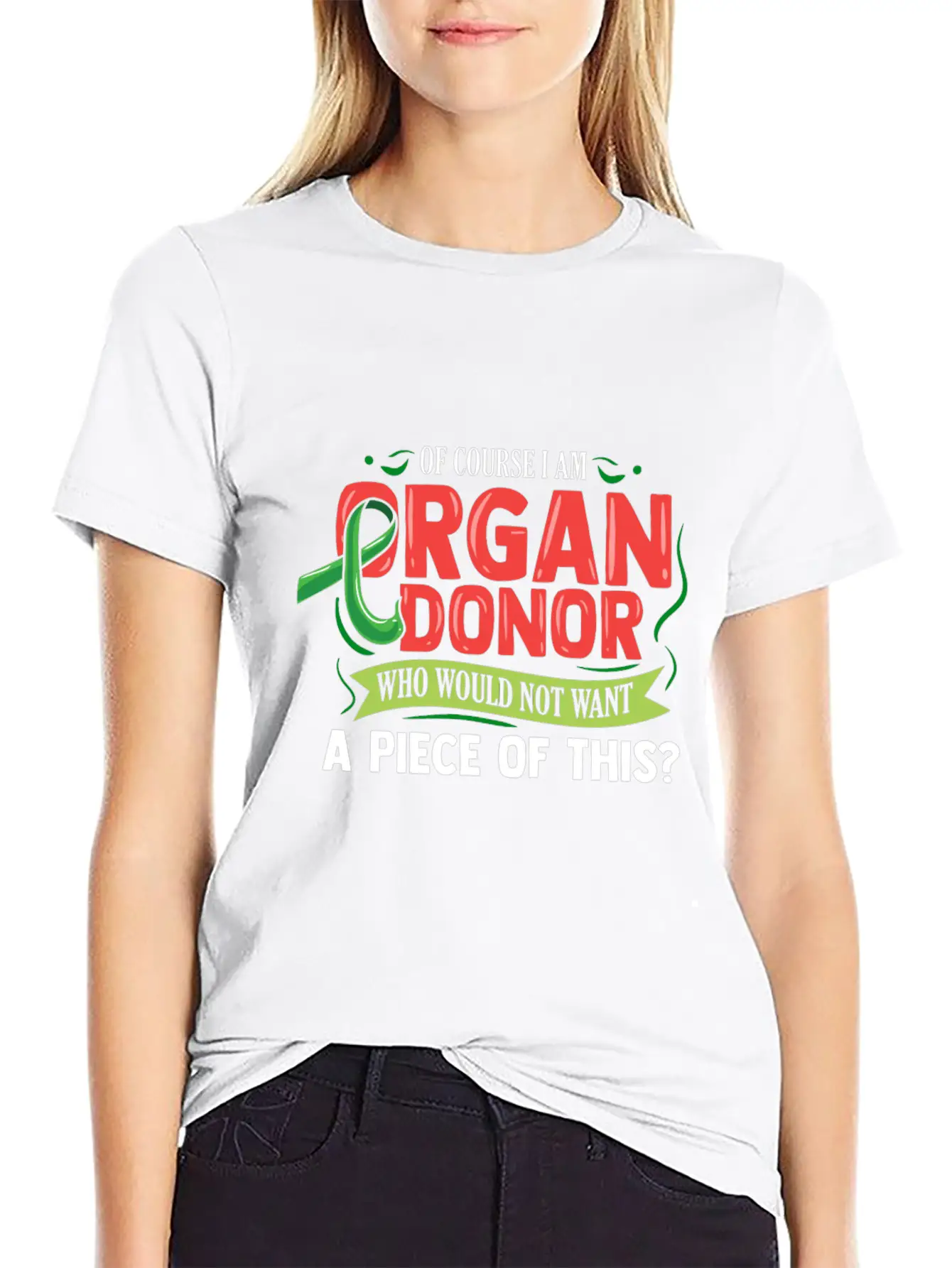 Funny Organ Donor For Christmas Basic Graphic T-Shirt – Daily Comfort In Soft Cotton
