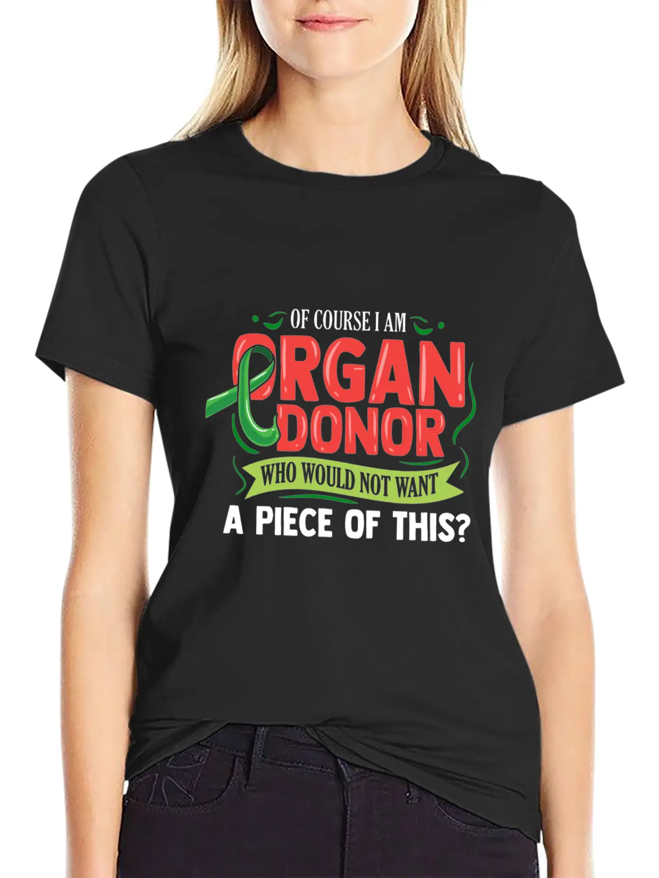 Funny Organ Donor For Christmas Basic Graphic T-Shirt – Daily Comfort In Soft Cotton