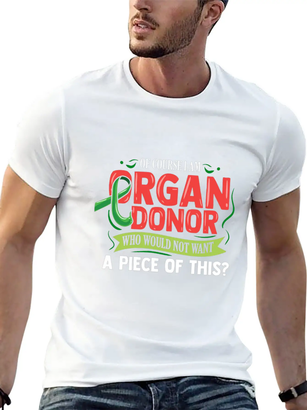 Funny Organ Donor For Christmas Basic Graphic T-Shirt – Daily Comfort In Soft Cotton
