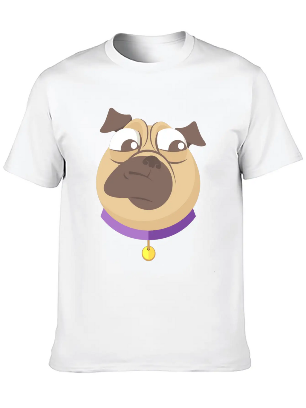 Funny Pack Of Modern Pug Faces 3 Breathable Soft Cotton T-Shirt – Timeless Casual Look