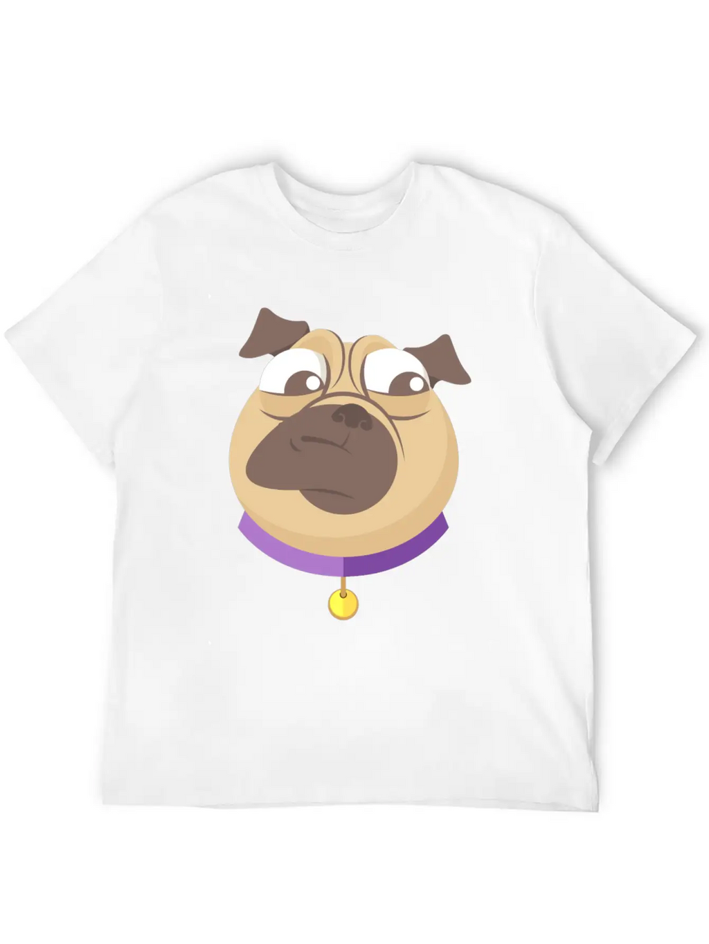 Funny Pack Of Modern Pug Faces 3 Breathable Soft Cotton T-Shirt – Timeless Casual Look