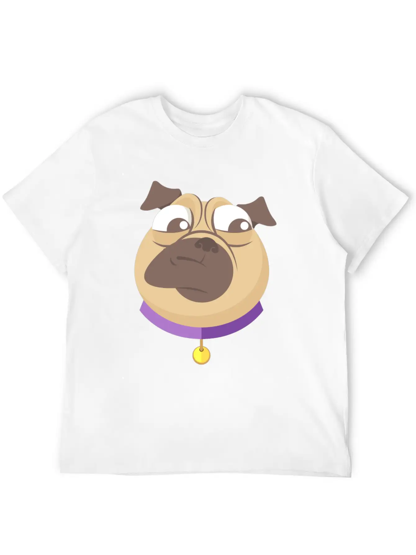 Funny Pack Of Modern Pug Faces 3 Breathable Soft Cotton T-Shirt – Timeless Casual Look