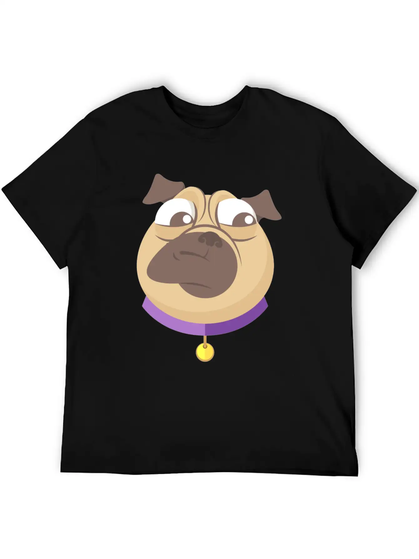 Funny Pack Of Modern Pug Faces 3 Breathable Soft Cotton T-Shirt – Timeless Casual Look