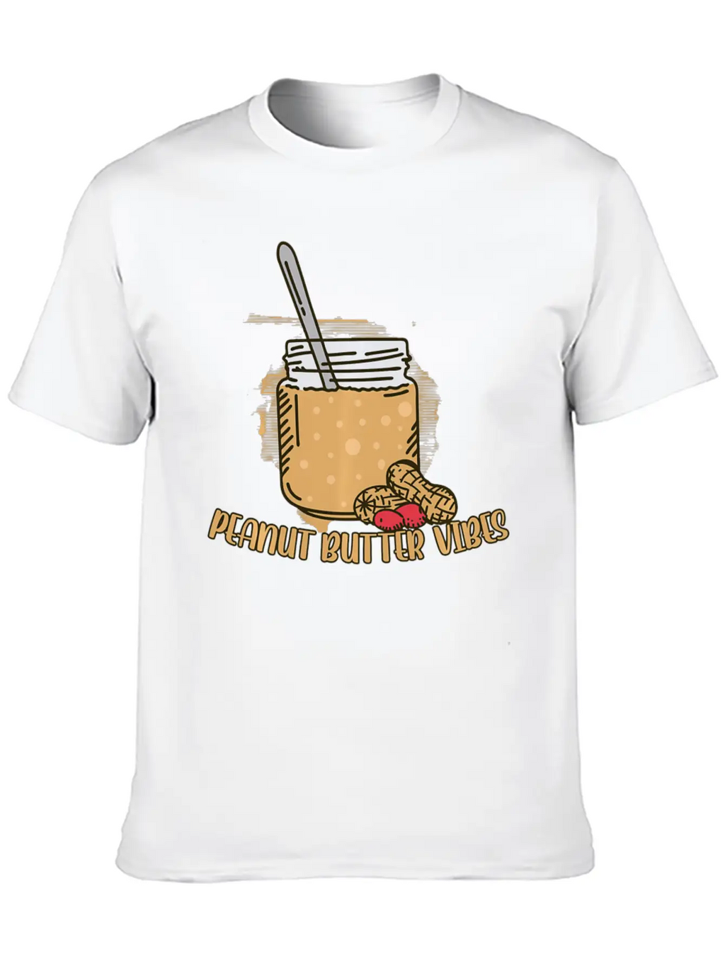 Funny Peanut Butter Vibes Match Perfect Halloween Unisex Casual T-Shirt – Clean Design For Daily Comfort