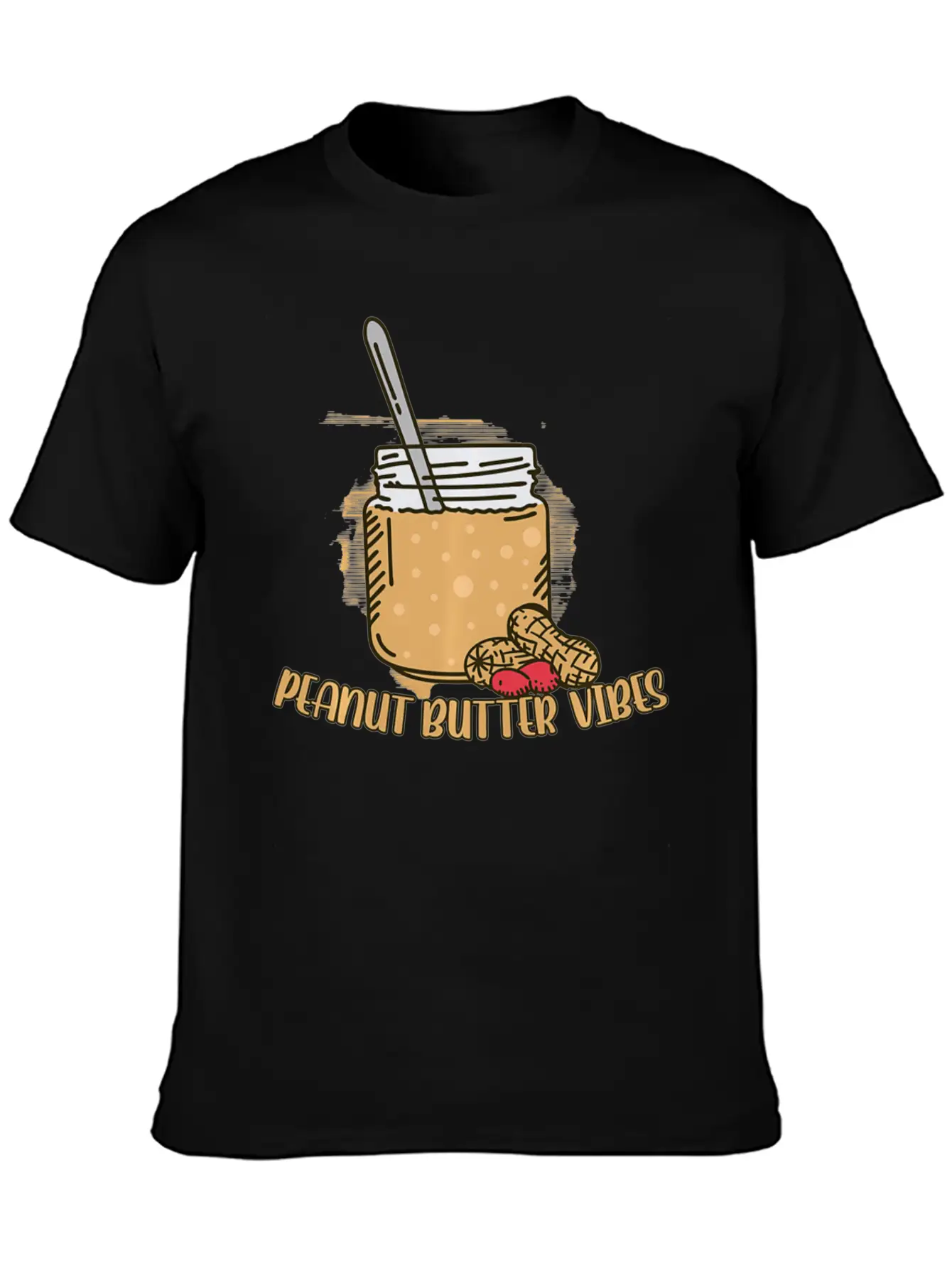 Funny Peanut Butter Vibes Match Perfect Halloween Unisex Casual T-Shirt – Clean Design For Daily Comfort