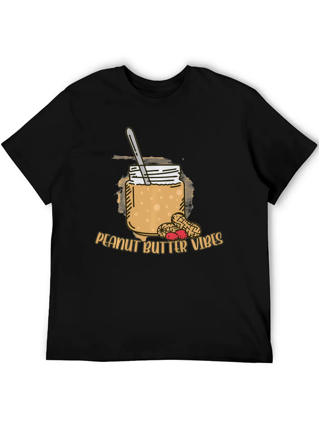 Funny Peanut Butter Vibes Match Perfect Halloween Unisex Casual T-Shirt – Clean Design For Daily Comfort