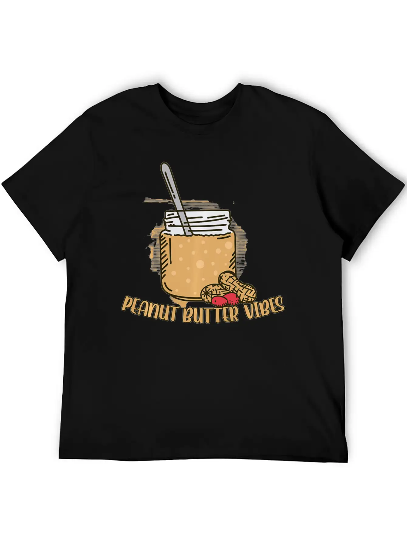 Funny Peanut Butter Vibes Match Perfect Halloween Unisex Casual T-Shirt – Clean Design For Daily Comfort
