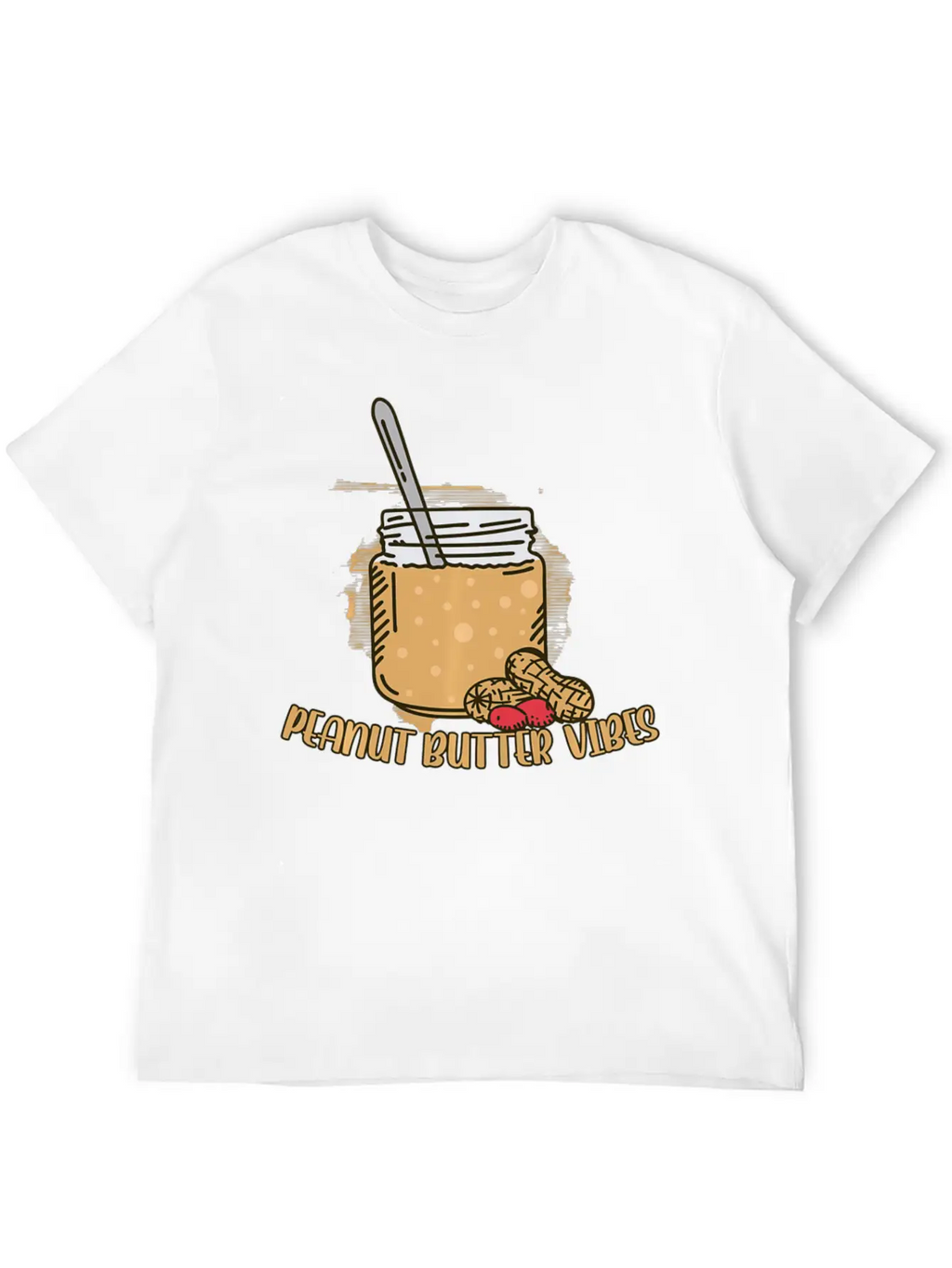 Funny Peanut Butter Vibes Match Perfect Halloween Unisex Casual T-Shirt – Clean Design For Daily Comfort