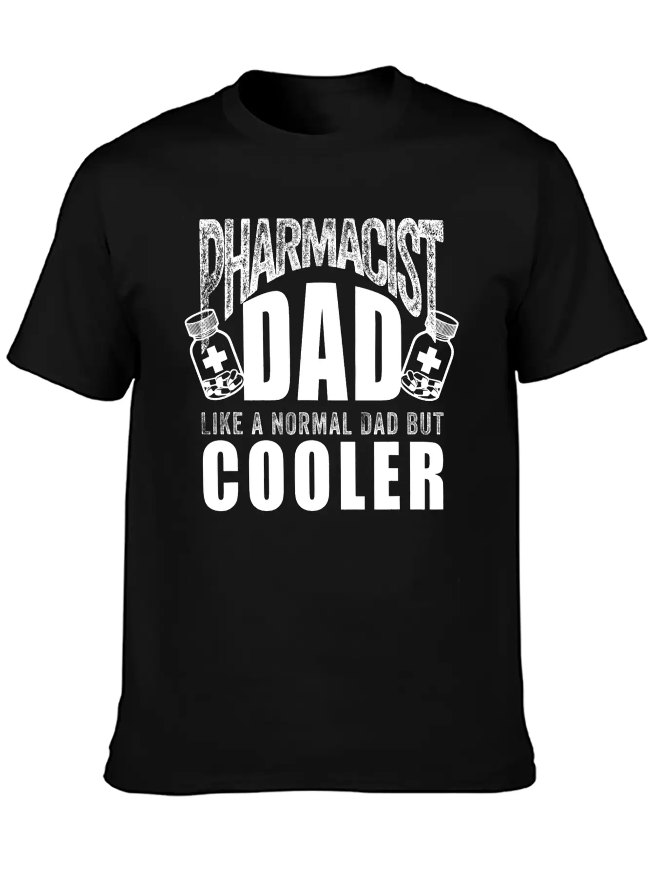 Funny Pharmacist Art For Dad Father Chemist Timeless Short Sleeve Tee – Comfy And Minimalist Design