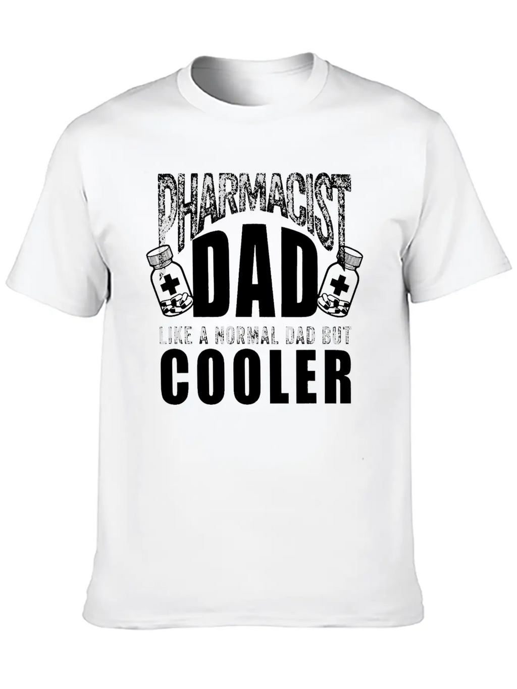 Funny Pharmacist Art For Dad Father Chemist Timeless Short Sleeve Tee – Comfy And Minimalist Design