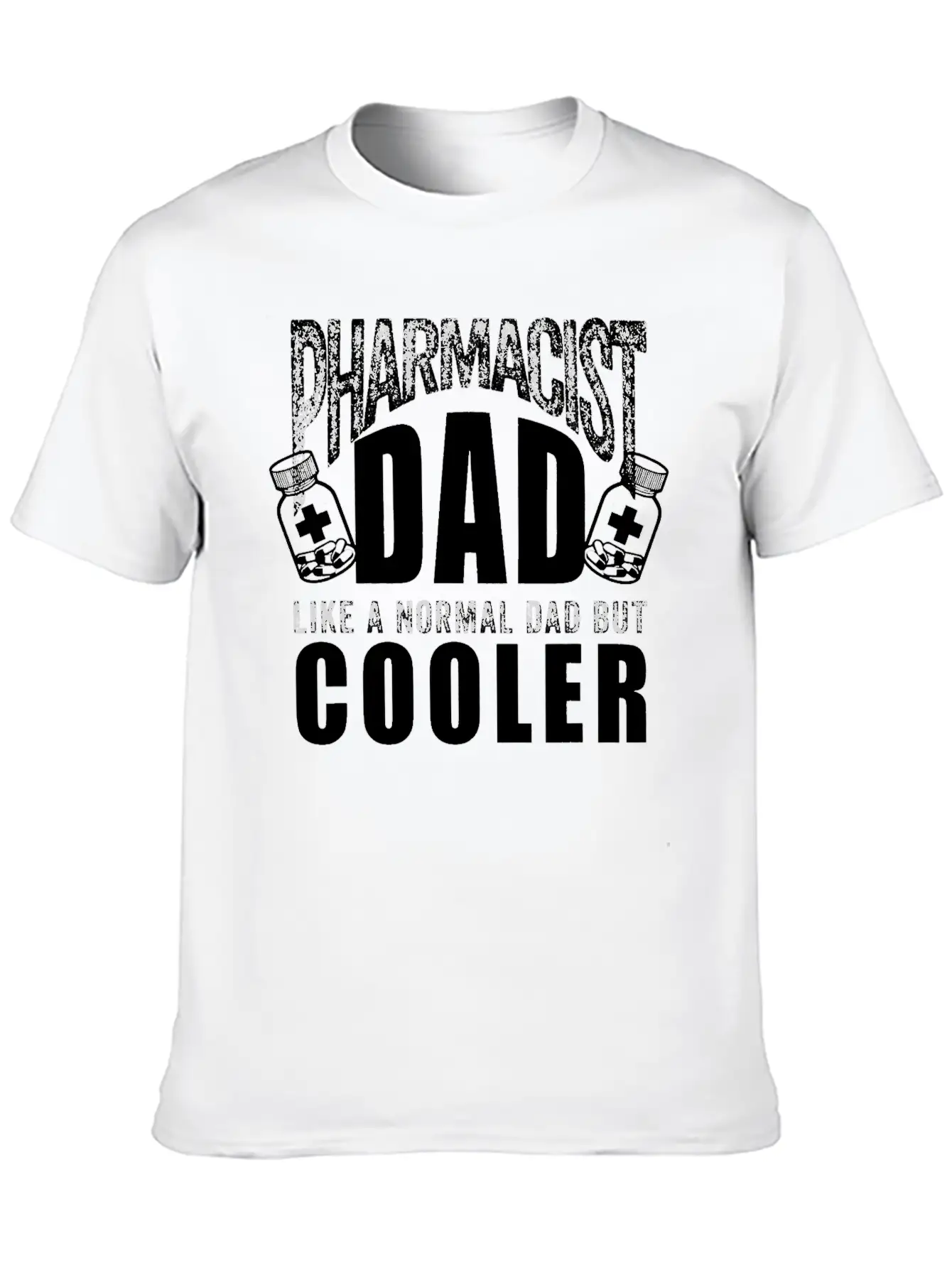 Funny Pharmacist Art For Dad Father Chemist Timeless Short Sleeve Tee – Comfy And Minimalist Design