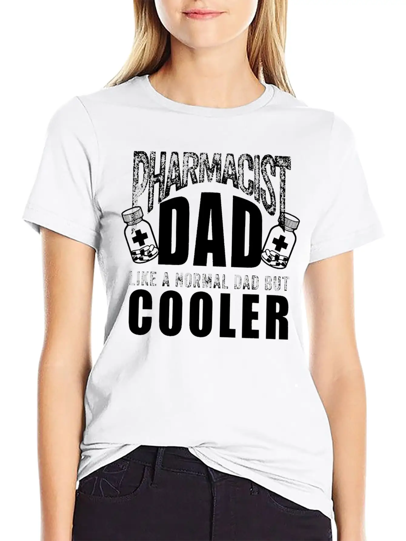 Funny Pharmacist Art For Dad Father Chemist Timeless Short Sleeve Tee – Comfy And Minimalist Design