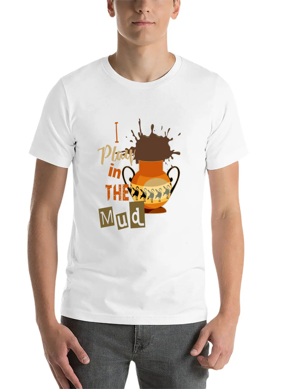 Funny Pottery Wheel Ceramics Clay Kiln I Play In T Breathable Graphic T-Shirt – Perfect For Casual Days