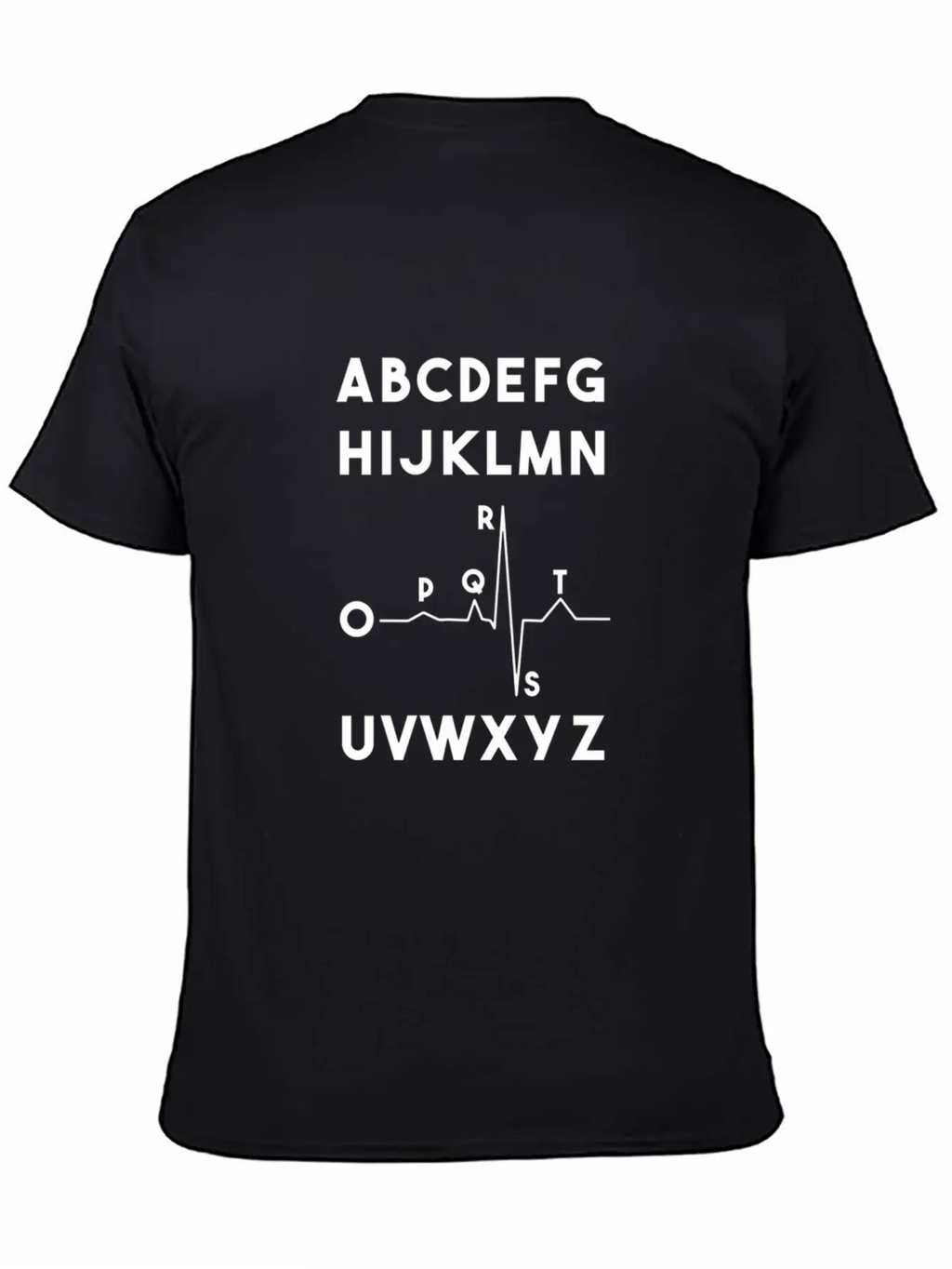 Funny Pqrst Heartbeats Nurse Funny Alphabet Tee Breathable Soft Cotton T-Shirt – Timeless Casual Look
