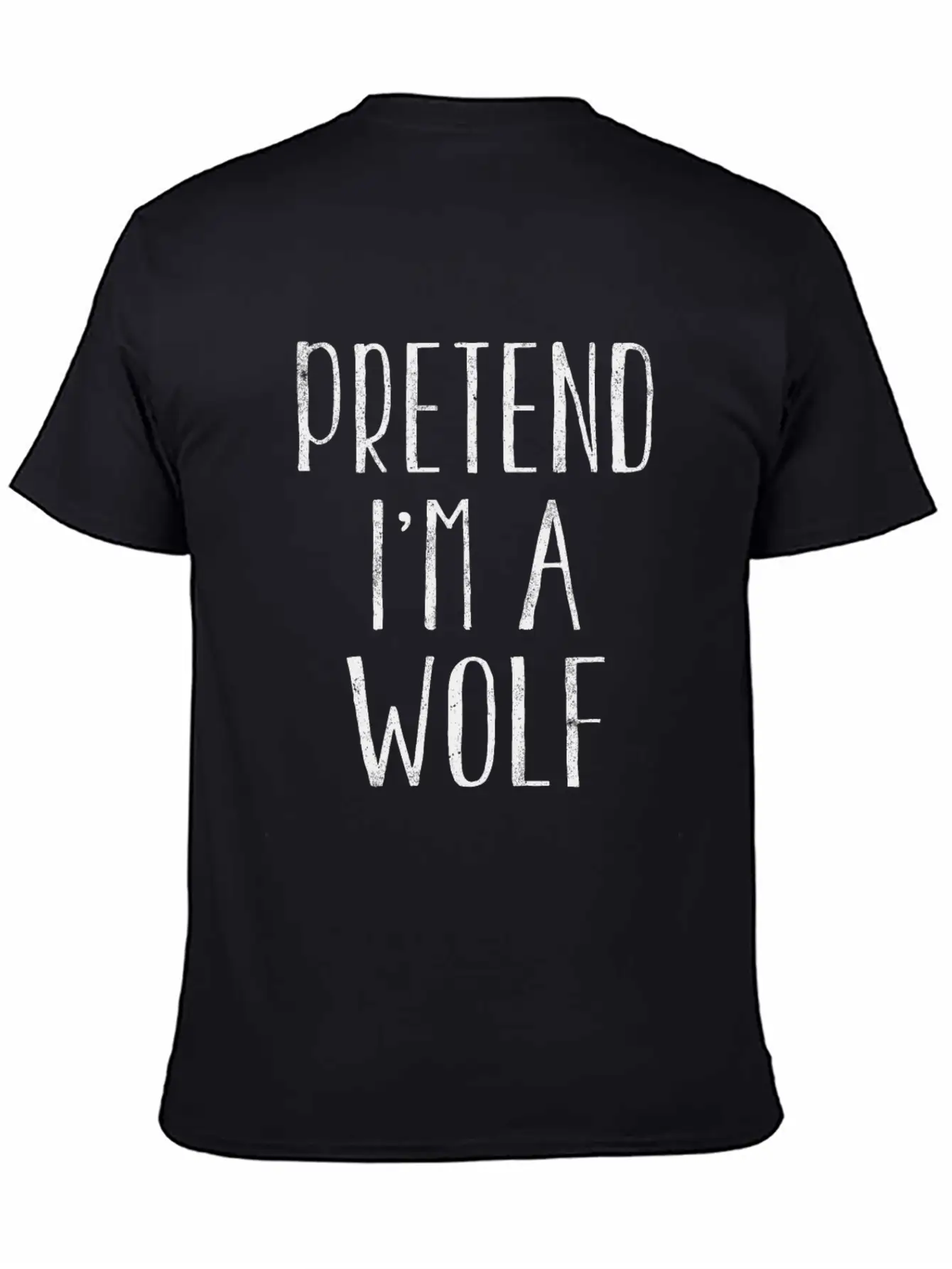 Funny Pretend I'm Wolf Costume For Halloween Modern Fit Casual T-Shirt – Clean And Versatile Design