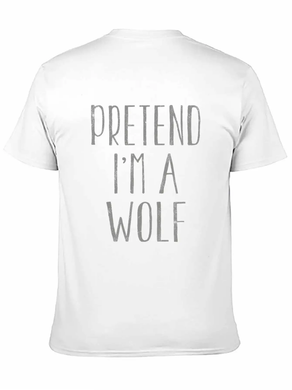 Funny Pretend I'm Wolf Costume For Halloween Modern Fit Casual T-Shirt – Clean And Versatile Design