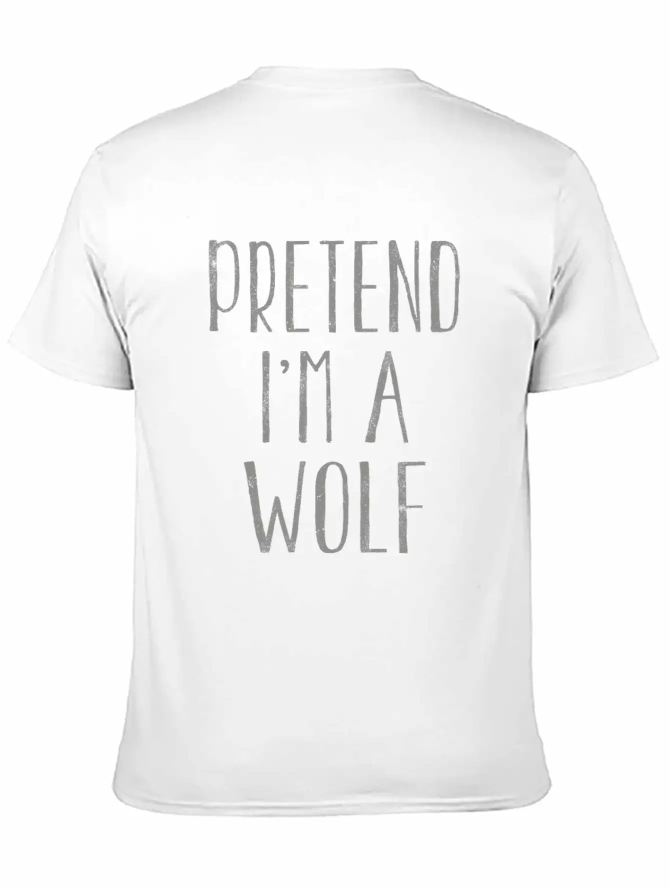 Funny Pretend I'm Wolf Costume For Halloween Modern Fit Casual T-Shirt – Clean And Versatile Design